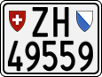 License plate of Switzerland, Motorcycles