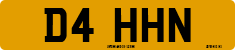 License plate of the United Kingdom, 1983 year system