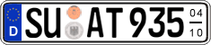 German license plate, Seasonal plates