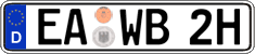 German license plate, Plates for oldtimers (type 