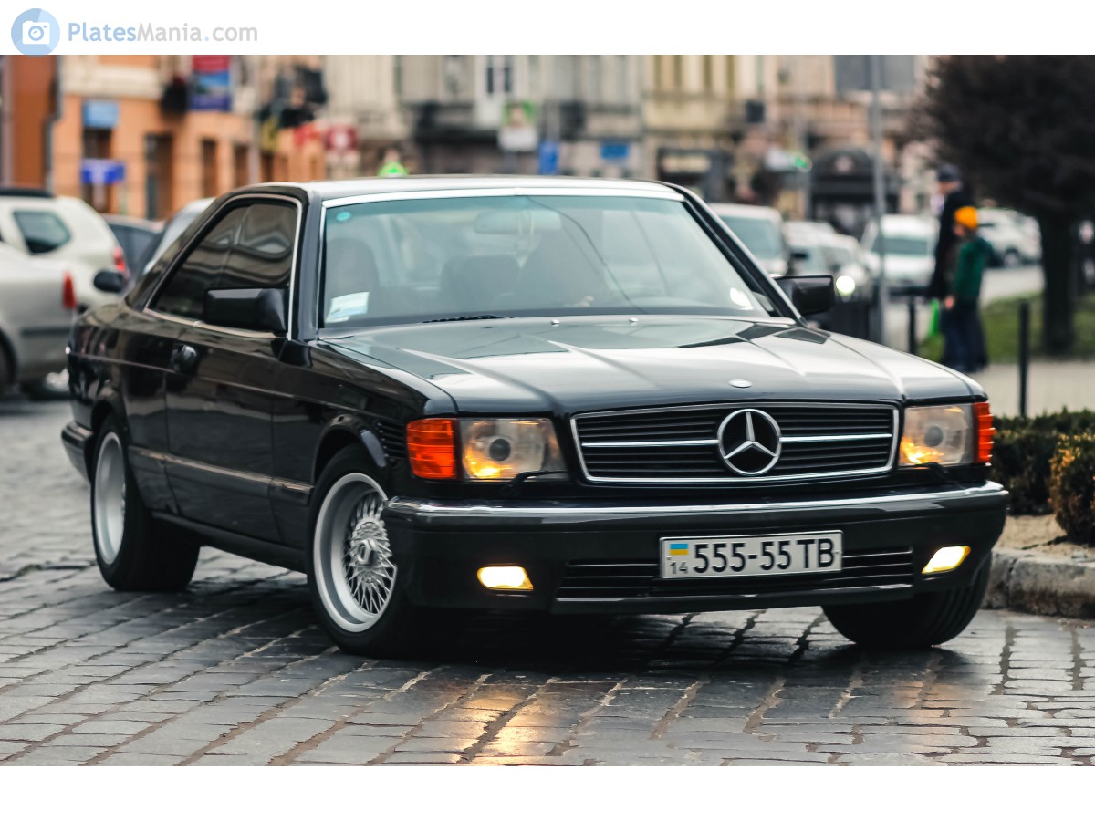 14 555-55 TB, Mercedes-Benz S-Klasse 4th gen Coupé (C126), 1981–1991