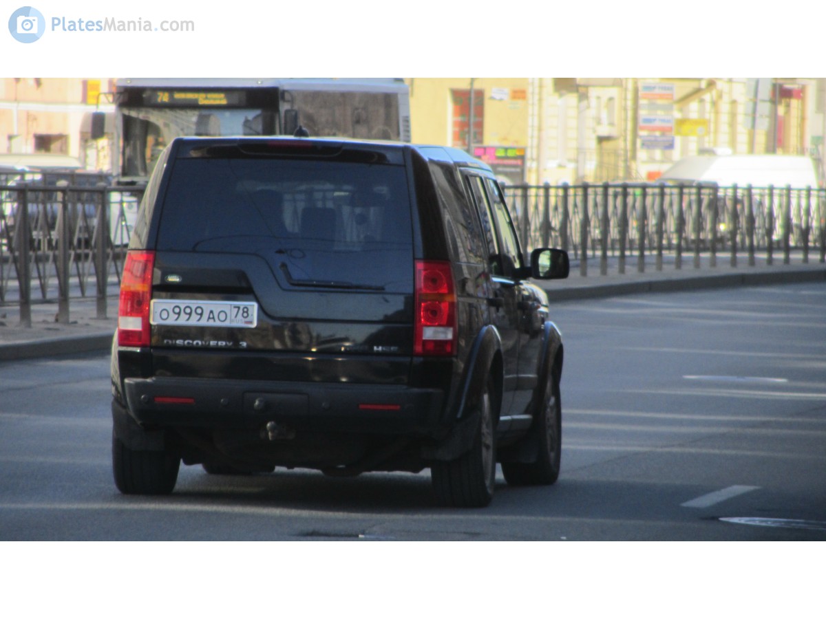 о 999 ао 78, Land Rover Discovery 3rd gen (LR3) (L319), 2004–2009