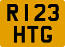 License plate of the United Kingdom, 1983 year system