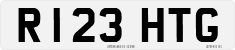 License plate of the United Kingdom, 1983 year system