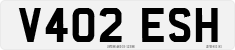 License plate of the United Kingdom, 1983 year system