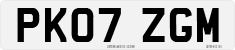 License plate of the United Kingdom, 2001 year system