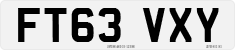 License plate of the United Kingdom, 2001 year system