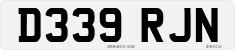 License plate of the United Kingdom, 1983 year system