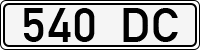 License plate of Estonia, Trailers