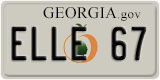Georgia, Vanity Plates