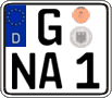 German license plate, Regular plates