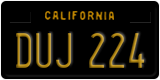 California, Passenger Car (ABC 123)