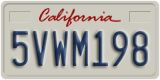 California, Passenger Car (1ABC234)
