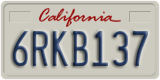 California, Passenger Car (1ABC234)