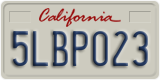 California, Passenger Car (1ABC234)