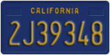 California, Commercial vehicles (1A23456)