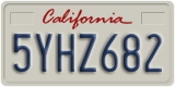 California, Passenger Car (1ABC234)