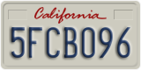 California, Passenger Car (1ABC234)