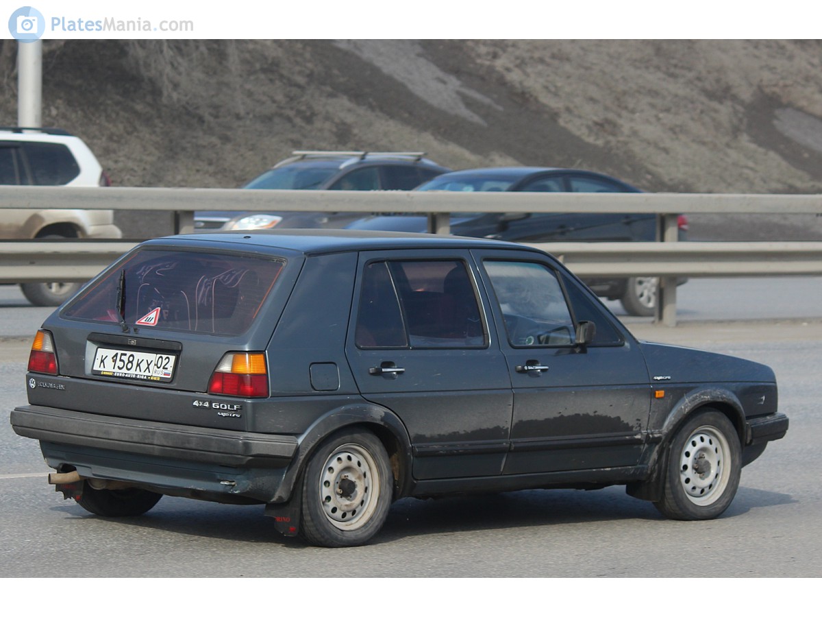 к 158 кх 02, Volkswagen Golf 2nd gen 3-door Hatch (19/1G), 1983–1992