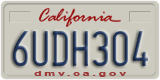 California, Passenger Car (1ABC234)