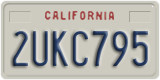 California, Passenger Car (1ABC234)