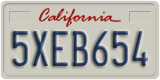 California, Passenger Car (1ABC234)