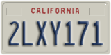 California, Passenger Car (1ABC234)