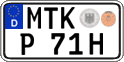 German license plate, Plates for oldtimers (type 