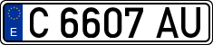 License plates of Spain, 1971 year series