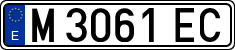 License plates of Spain, 1971 year series
