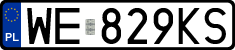 License plates of Poland, Regular car plates