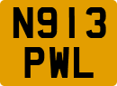 License plate of the United Kingdom, 1983 year system