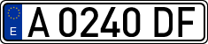 License plates of Spain, 1971 year series