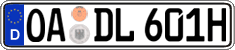 German license plate, Plates for oldtimers (type 
