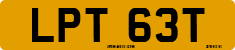 License plate of the United Kingdom, 1963 year system