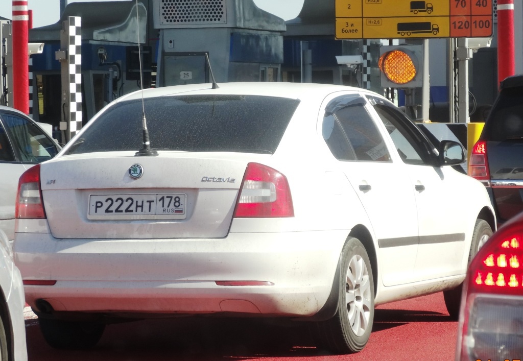 р 222 нт 178, Skoda Octavia 2nd gen Liftback (A5/1Z3), facelift, 2009–2013