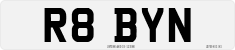 License plate of the United Kingdom, 1983 year system