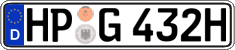 German license plate, Plates for oldtimers (type 