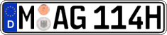 German license plate, Plates for oldtimers (type 