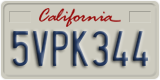 California, Passenger Car (1ABC234)