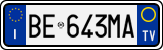 License plate of Italy, Cars (1994 year series)