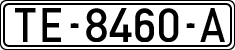 License plates of Spain, 1971 year series