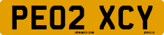 License plate of the United Kingdom, 2001 year system
