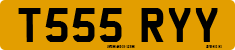 License plate of the United Kingdom, 1983 year system