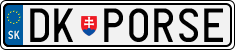 License plate of Slovakia, Vanity Plates
