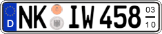 German license plate, Seasonal plates