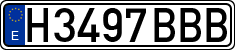License plates of Spain, Specialty plates