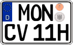 German license plate, Plates for oldtimers (type 