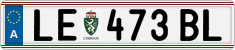 License plate of Austria, Regular plates