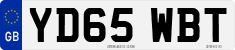 License plate of the United Kingdom, 2001 year system
